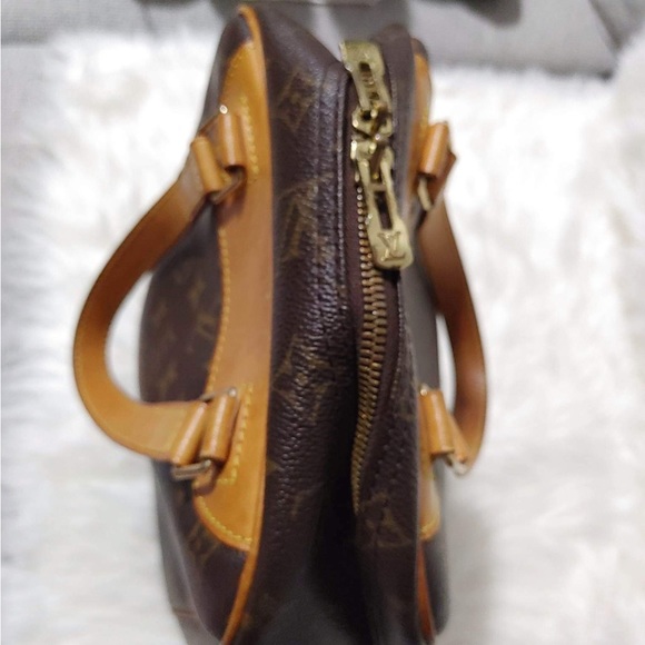 Authentic Louis Vuitton Brown Monogram Canvas Excursion Shoe Travel Bag - Picture 7 of 12